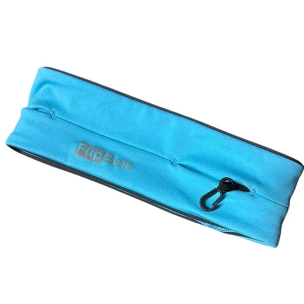 XL FlipBelt Turquois 4 Pocket Running Athletic‎ Belt with Clip